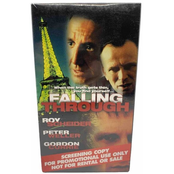 Falling Through VHS Screening Copy Promotional New Sealed Screener Watermarks - Picture 1 of 11